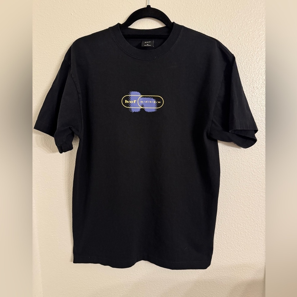 HUF Black Graphic T-Shirt